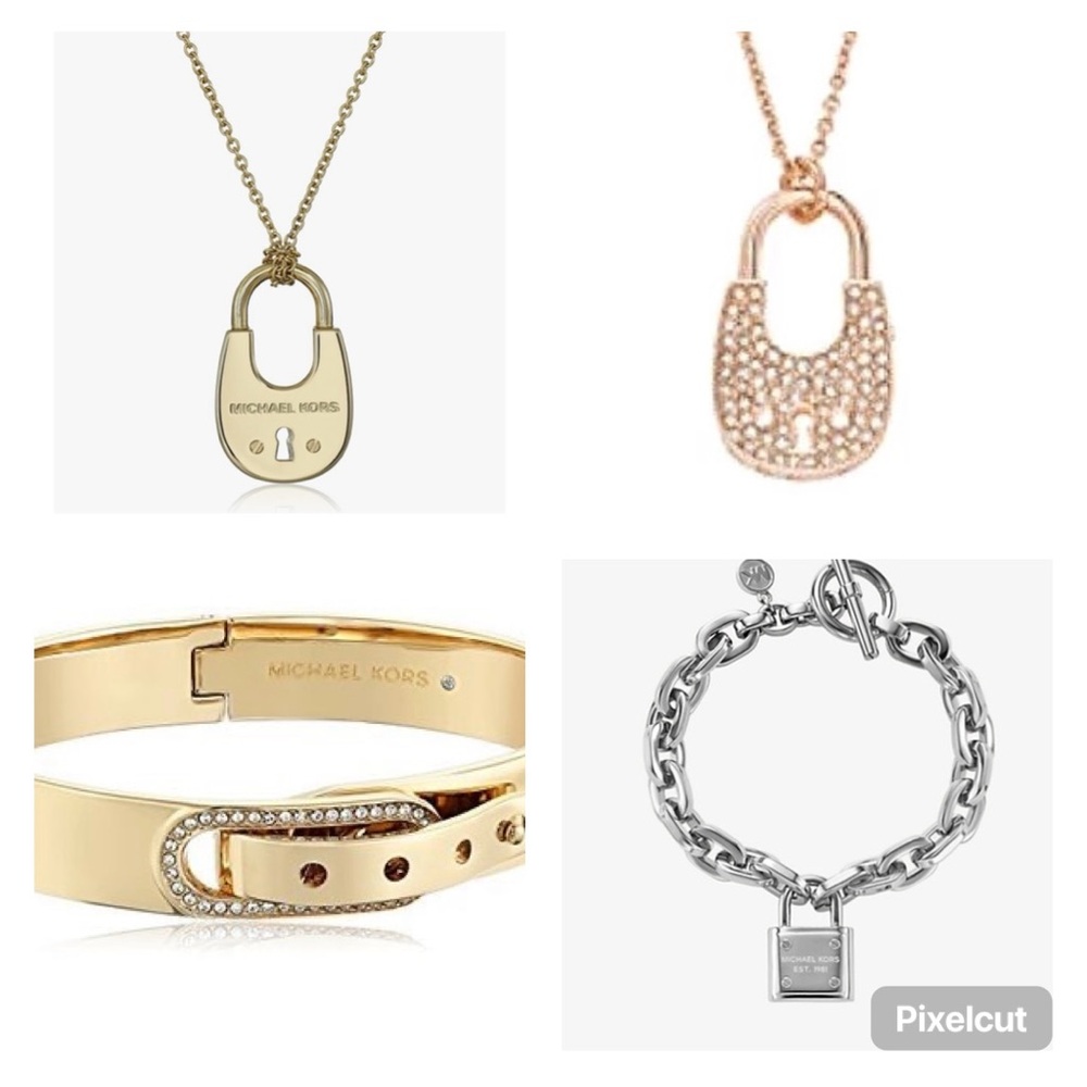Michael Kors 2 necklaces and a bracelet - Picture 1 of 8